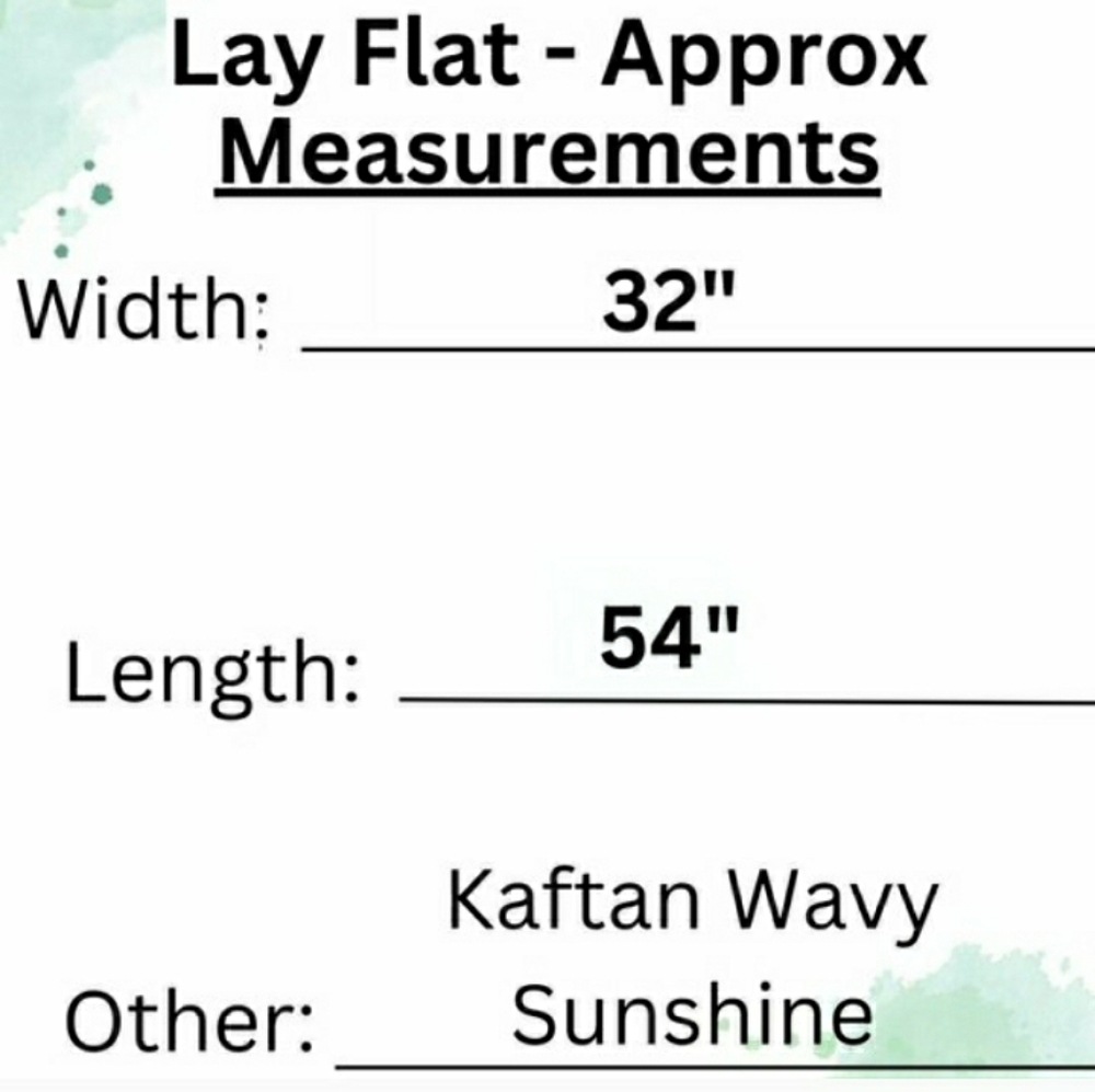 Kaftan Dress Cover Up Swim Maxi Wavy Sunshine 2X Plus Size NEW 🌈 LAST 1 🌞 - Picture 11 of 13